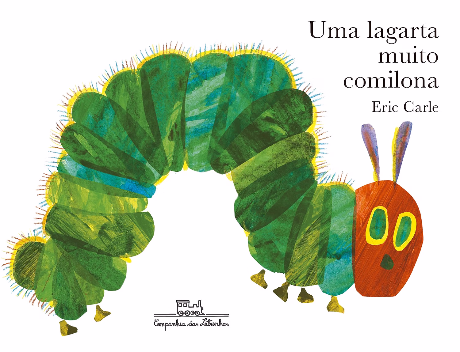 Foto de Uma lagarta muito comilona