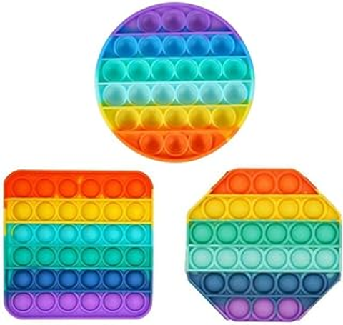 Pop It sensorial colorido — imagem real do produto