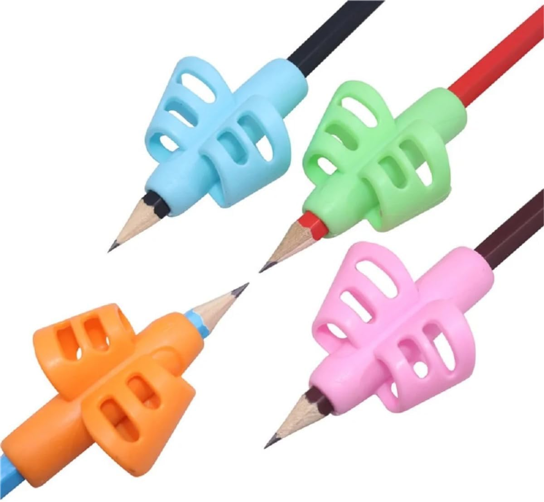 Adaptador ergonômico para lápis — imagem real do produto